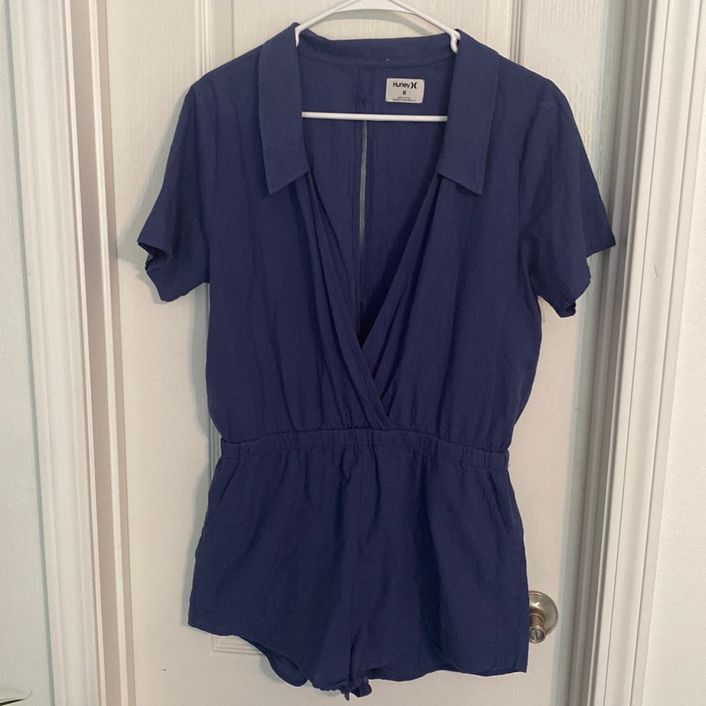 Hurley Navy Beach Romper - M